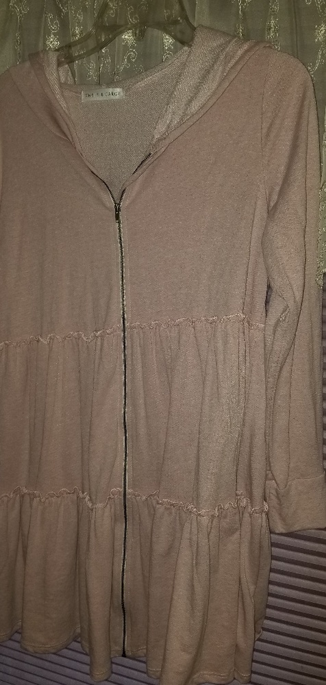 Chris &Carol comfy hooded zip up